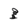 Suport magnetic pentru telefon auto, negru, pentru bord