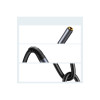 Cablu prelungitor audio stereo AUX cu mini jack de 3,5 mm, 1,2 m, negru