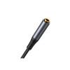 Cablu prelungitor audio stereo AUX cu mini jack de 3,5 mm, 1,2 m, negru