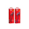 Cablu de date și încărcare KSC-970, Lightning la Type-C, 27W, 1m, Albastru