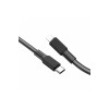 Cablu de încărcare rapidă și transfer de date Hoco, USB-C la Lightning, PD20W, anti-înfășurare, QC 3.0, plat, suport