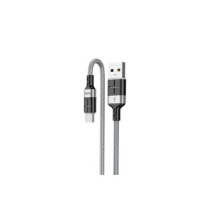 Cablu transfer date si incarcare KSC-696 USB-A - USB-C 18W 2.4A 1.2m, Gri Cablu transfer date si incarcare KSC-696 USB-A - USB-C 18W 2.4A 1.2m, Gri фото