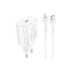 Incarcator Retea cu cablu USB Type-C, Quick Charge, 25W, 1 X USB Tip-C, Alb, N22