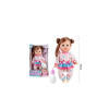 Păpușă interactivă cu două chifle, LunaBebe Drink Wet Baby, 35 cm