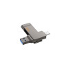 Memory Stick (UD15), 64GB, USB-C dual + USB-A 3.2, viteză mare, unitate flash, gri