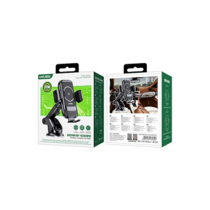 Suport Auto (KSC-1183), Wireless cu incarcare Wireless, 15W, fixare dubla, montaj Bord, cleme l Suport Auto (KSC-1183), Wireless cu incarcare Wireless, 15W, fixare dubla, montaj Bord, cleme l фото
