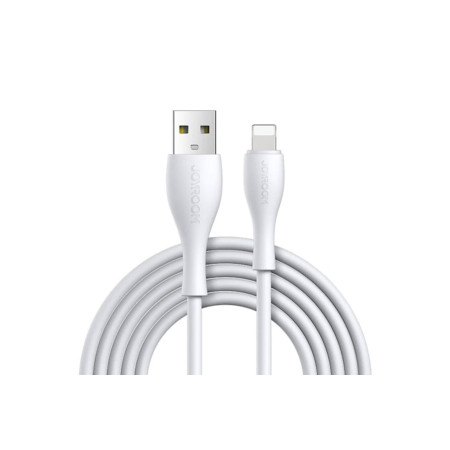 Cablu pentru transfer de date și încărcare (S-2030M8), USB-A la Lightning, 2.4A, 2m, Alb