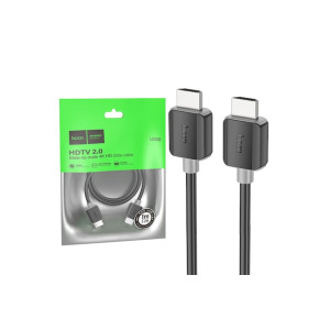 Cablu audio și video (US08), HDMI la HDMI, 4K HD, 1 m, negru фото