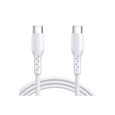 Cablu de date și încărcare Flash SA26-CC3 USB-C la USB-C, 1 m, alb