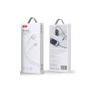 Cablu date și încărcător (NB249), USB-A la Lightning, 5A, împletit, 1m, alb
