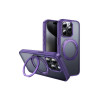 Carcasă magnetică cu suport pentru iPhone 15 Pro Max - Violet