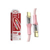 Cablu de date și încărcare (KSC-809), USB-C la Lightning, PD20W, QC3.0, împletit, alimentare LED, 1m, Pi