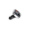 Modulator FM, BT (KSC-1063), 18W, 2xUSB-A, QC 3.0, funcție handsfree, negru