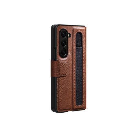 Carcasă Aoge pentru Samsung Galaxy Z Fold 5, maro