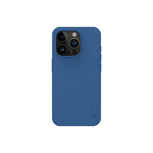 Carcasă Frosted Shield Pro compatibilă cu iPhone 15 Pro, albastră фото