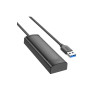 Hub multiport USB-A la 4xUSB-A 2.0, 480Mbps, 1.2m, negru, HB41