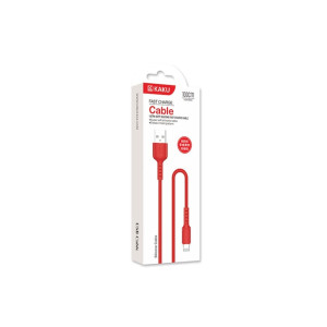 Cablu Date si Incarcare (KSC-111), USB-A la Lightning, 18W, 2.4A, 1m, Red фото