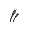 Cablu Date si Incarcare (KSC-808), USB-C la Lightning, PD20W, QC3.0, 1m, Negru