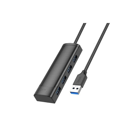 Hub multiport USB-A la 4xUSB-A 2.0, 480Mbps, 1.2m, negru, HB41