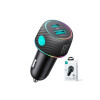 Încărcător auto USB, Tip-C, cu încărcare rapidă, 60W - (JR-CCN01) - Negru