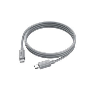 Cablu de date și încărcare USB-C - USB-C X107, 60W, 1m, Gri фото