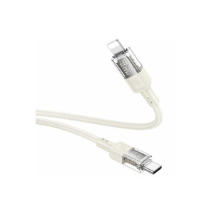 Cablu Date si Incarcare Hoco USB-C la Lightning, PD 27W, QC 3.0, Fast Charge, Braided, Anti-Bending, фото