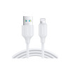 Cablu de încărcare și transfer de date S-UL012A9, USB/Lightning, 2.4A, 1m, Alb