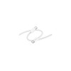 Cablu Date si Incarcare (X105), USB-C, PD60W, QC3.0, 3A, Braided, 1m, White