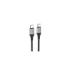 Cablu Date si Incarcare (X102), USB-C, PD60W, QC3.0, 3A, Braided, 1m, Negru