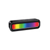 Boxă portabilă (3202), wireless BT 5.0, lumină ambientală LED, 10W, 1500mAh, neagră