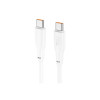 Cablu de date și încărcare USB-C HOCO X93, 60W, 1m, Alb