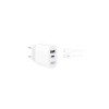 Încărcător de rețea L97, încărcare rapidă USB/USB-C, 2.4A, 12W, cablu USB-C/microUSB de 1 m inclus, alb