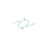 Cablu Date si Incarcare (X105), USB-C, PD60W, QC3.0, 3A, Braided, 1m, Blue