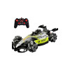 FORMULA children's racing car with remote control, battery-operated car, green with black