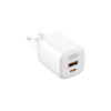 Adaptor Priza L96, Tip C, USB, 3A, 30W / 18W, Alb