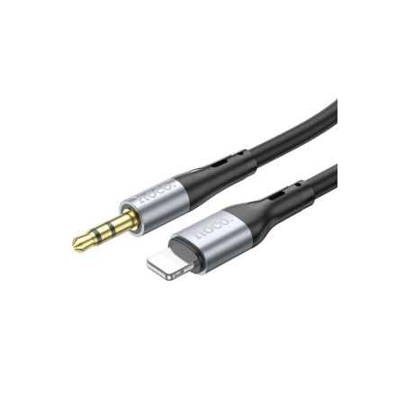 Cablu de conectare audio, UPA22, de la Lightning la jack 3,5 mm mascul, 1 m, Negru