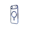 Carcasă pentru iPhone 17 Air, MagCase, TPU transparent cu ramă albastră
