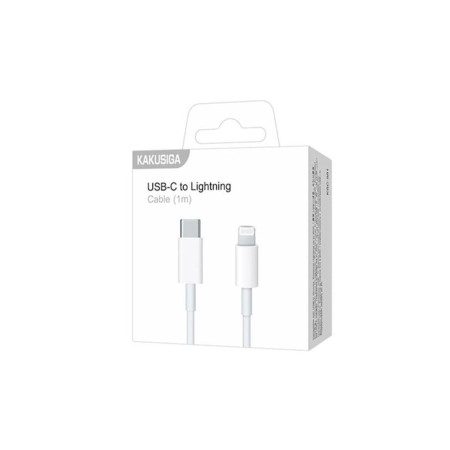 Cablu Date si Incarcare (KSC-981), USB-C la Lightning, PD20W, QC3.0, 1m, Alb