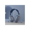 Căști wireless W35 Air Light, Bluetooth 5.3, supraauriculare, albastre