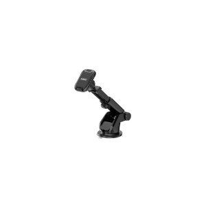 Suport magnetic pentru telefon auto, Kaku, telescopic, cu ventuză pentru parbriz sau bord, negru фото