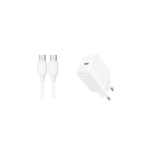 Incarcator de retea, JR-TCF20, 20W, USB-C, alb, cu cablu USB-C 1m Incarcator de retea, JR-TCF20, 20W, USB-C, alb, cu cablu USB-C 1m фото