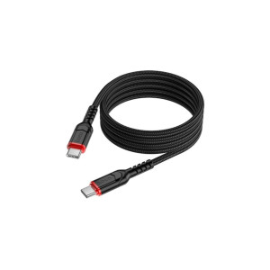 Cablu Date Si Incarcare Usb-C La Usb-C, Power Delivery 60W, X59 Victory, Lungime 2m, Textil, Ne фото