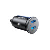 Încărcător auto, JOYROOM, 30 W, 2x USB-C, Negru