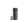 Boxă portabilă (12201), Wireless BT 5.2, 60W, 4500mAh, UltraBass, Afișaj LED, Lumină ambientală,
