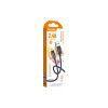 Cablu Date si Incarcare (KSC-967), USB-A la MicroUSB, 18W, 2.4A, 1m, Negru