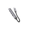Hub Tip-C la USB 3.0, 3xUSB 2.0 - (HB26) - Gri