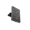 Suport Auto cu Incarcare Wireless, HW19, Compatibil MagSafe, 15W, Negru