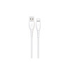 Cablu de date și încărcare NB-P163 USB-A la USB-C 2.4A 1m, alb