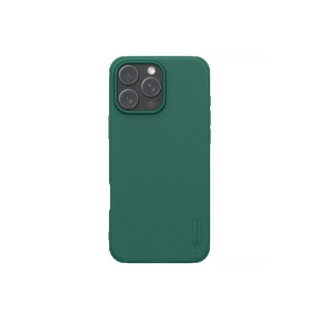 Husa compatibila cu iPhone 16 Pro, Frosted Series, PVC, Verde