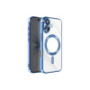 Carcasă pentru iPhone 17, MagCase, TPU transparent cu ramă albastră